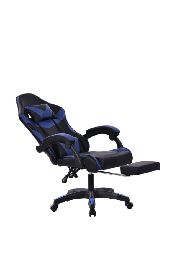 Silla Gamer Azul / Negra (Masajeador)