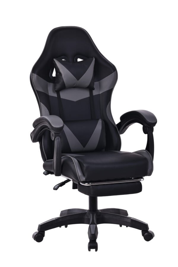 Silla Gamer Ploma / Negra (Masajeador)