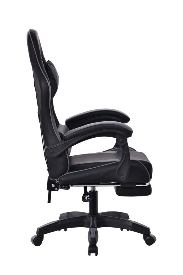 Silla Gamer Ploma / Negra (Masajeador)