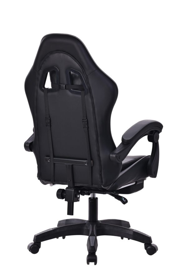 Silla Gamer Ploma / Negra (Masajeador)
