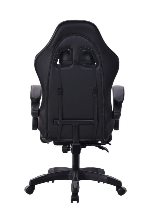 Silla Gamer Ploma / Negra (Masajeador)
