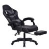 Silla Gamer Ploma / Negra (Masajeador)