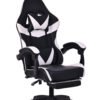 Silla Gamer Negra / Blanca (Masajeador)