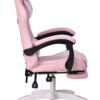 Silla Gamer Rosada / Blanco (Masajeador)