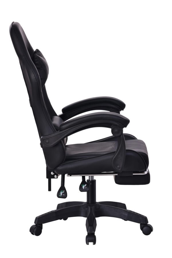 Silla Gamer Negra / Negra (Masajeador)