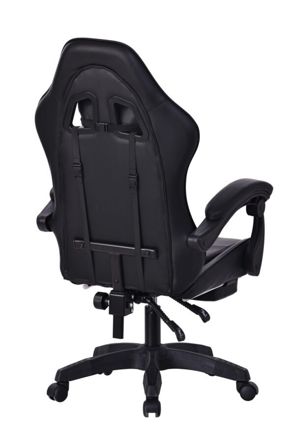 Silla Gamer Negra / Negra (Masajeador)