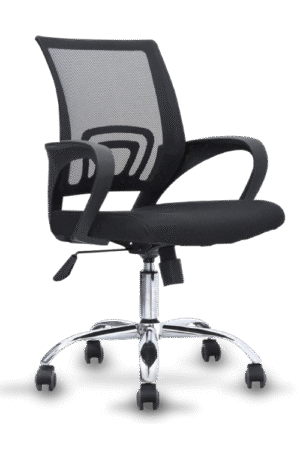Silla ejecutiva KENIA color negro, con sistema de balanceo, altura ajustable y soporte de 150 kilogramos
