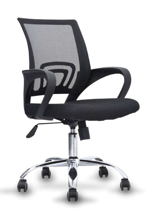 Silla ejecutiva KENIA color negro, con sistema de balanceo, altura ajustable y soporte de 150 kilogramos