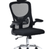 Silla ejecutiva LESLIE PRO color negro, con cabecera regulable, brazos abatibles y soporte de 150 kilogramos