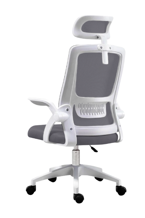 Silla ejecutiva PRADA color blanco, con altura ajustable, tela mesh y soporte de 110 kilogramos