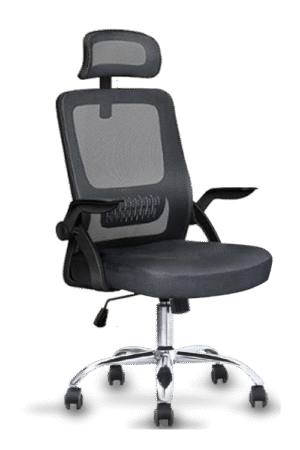 Silla ejecutiva PRADA PRO color negro, con altura ajustable, tela mesh y soporte de 150 kilogramos
